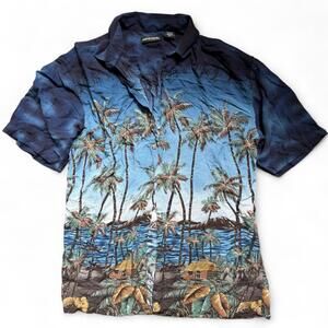 Pierre Cardin 90s Rayon Hawaiian Shirt – Size M